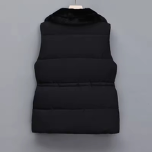 Load image into Gallery viewer, Fur Collar Puffer Vest
