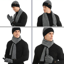 Load image into Gallery viewer, Gloves, Beanie &amp; Scarf Set
