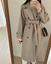 Load image into Gallery viewer, Soft Wool Trench Coat
