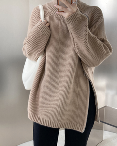 Oversized Full Zip Sweater