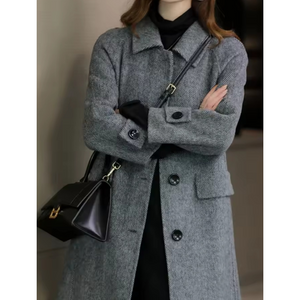 Wool Raglan Coat