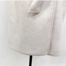 Load image into Gallery viewer, Double breasted Long Wool Coat
