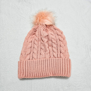 Pompom Fleece Beanie