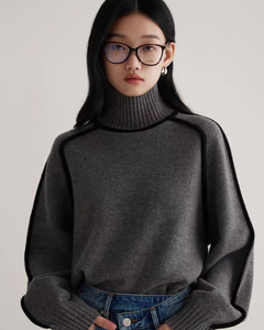 Lined Knit Turtleneck