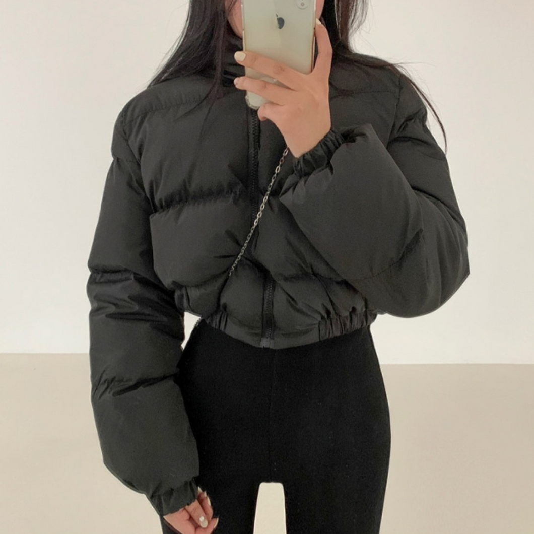 Cropped Bubble Jacket