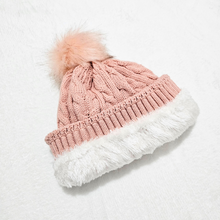 Load image into Gallery viewer, Pompom Fleece Beanie
