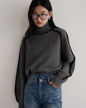 Load image into Gallery viewer, Lined Knit Turtleneck
