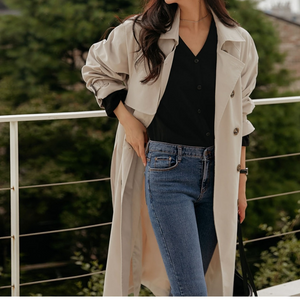 Side Slit Trench Coat