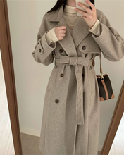 Load image into Gallery viewer, Soft Wool Trench Coat
