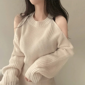 Open Shoulder Sweater