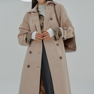 Side Slit Trench Coat