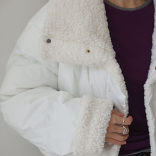 Load image into Gallery viewer, Reversible Cropped Puffer
