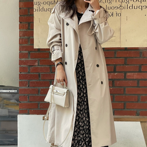 Long Raglan Trench Coat