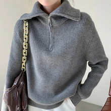 Load image into Gallery viewer, Collared Knit Sweater
