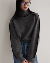 Load image into Gallery viewer, Lined Knit Turtleneck
