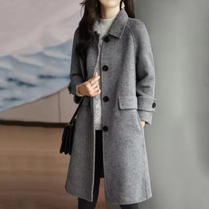 Wool Raglan Coat