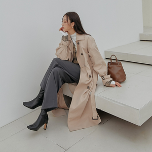 Side Slit Trench Coat