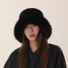 Load image into Gallery viewer, Soft Fur Bucket Hat
