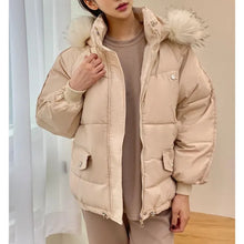 Load image into Gallery viewer, Oversized Puffer with Fur Hood
