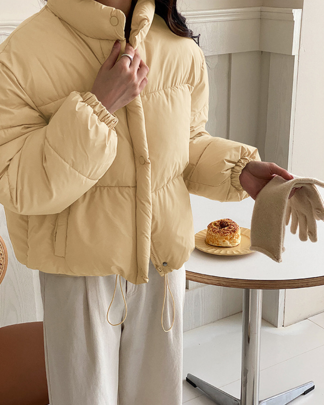 Semi-Cropped Puffer Jacket