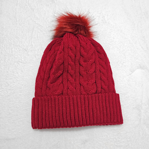 Pompom Fleece Beanie