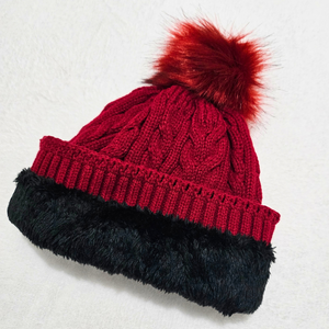 Pompom Fleece Beanie