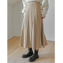 Load image into Gallery viewer, Pleated Knit Skirt
