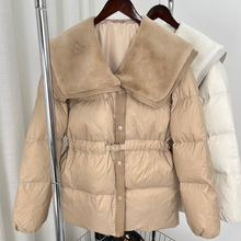 Load image into Gallery viewer, Wide Collar Puffer Jacket
