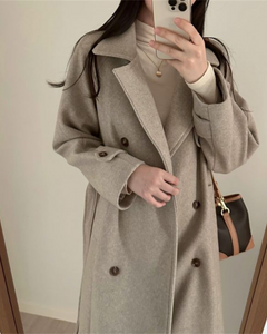 Soft Wool Trench Coat