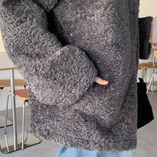 Load image into Gallery viewer, Funnel Neck Soft Fur Jacket

