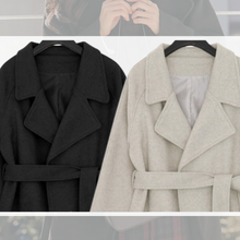 Load image into Gallery viewer, Premium Wool Wrap Coat
