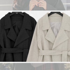 Premium Wool Wrap Coat