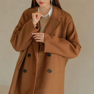 Raglan Wool Blend coat