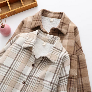 Plaid Longsleeve Blouse