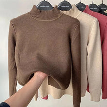 Load image into Gallery viewer, Cashmere Longsleeves - Mockneck
