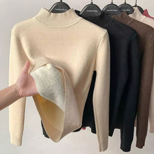 Load image into Gallery viewer, Cashmere Longsleeves - Mockneck
