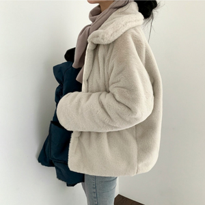 Reversible Eco Fur Jacket