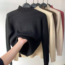 Load image into Gallery viewer, Cashmere Longsleeves - Mockneck
