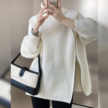 Load image into Gallery viewer, Oversized Full Zip Sweater
