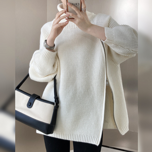 Oversized Full Zip Sweater