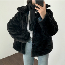 Load image into Gallery viewer, Reversible Eco Fur Jacket
