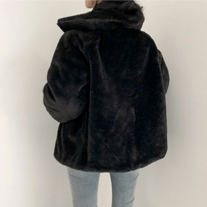 Reversible Eco Fur Jacket