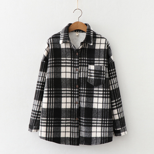 Plaid Longsleeve Blouse