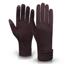 Load image into Gallery viewer, Buttoned Winter Gloves - Women
