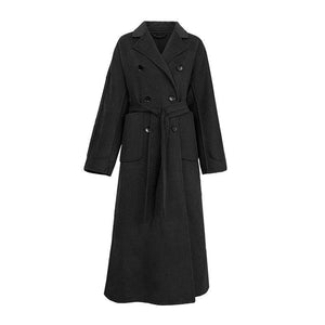 Long Wool Blend Coat