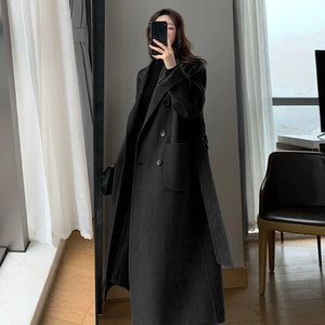 Long Wool Blend Coat