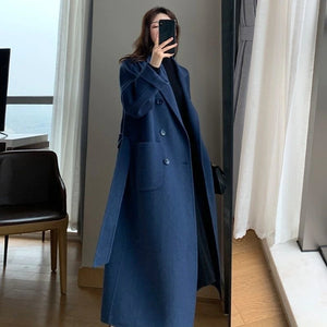 Long Wool Blend Coat