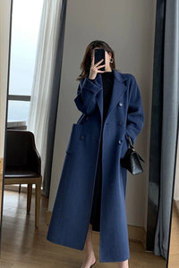 Long Wool Blend Coat