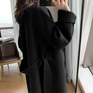 Long Wool Blend Coat