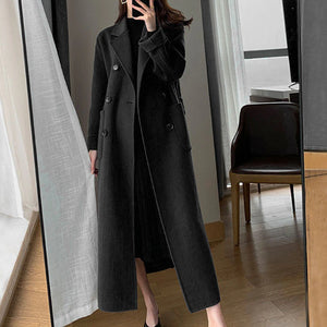 Long Wool Blend Coat